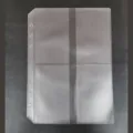 Clear 4-pocket 6-ring binder refill pages for A6 loose-leaf planners and card storage. - A5 4-Pocket Storage Bag