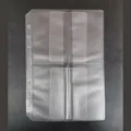Transparent A6 6-ring binder pocket clear PVC refill page for planner organizer notebook file. - A5 Four-Pocket Storage Bag with Lid