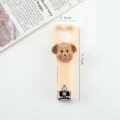 Simpatico tagliaunghie per cuccioli di cartone animato con manico a cuore, anti-schizzo. - Tagliaunghie / Caffellatte