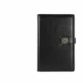 Taccuino vintage A5 in pelle PU con copertina rigida e 100 fogli di carta color crema - Stile con Fibbia / A5 / Nero