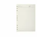 B5 Ricarica Agenda a Righe 9 Fori 80 Fogli 100g Carta da Libro Inserto per Blocco Note - B5 a righe 80 fogli (carta da libro orientale)