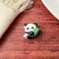 Lindo pasador de pelo de panda, horquilla lateral de resina para niños, accesorio de pelo diario. - Pinza para el pelo #5