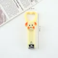 Tagliaunghie simpatico cucciolo cartone con manico cuore, variante gialla per cura unghie. - Tagliaunghie / Giallo pallido