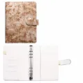 Copertina per quaderno A5 ad anelli con motivo jacquard tradizionale cinese e raccoglitore. - A5 / Jacquard classico marrone A5