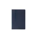 Taccuino aziendale A5 rigido con passante elastico per penna, diario blu scuro minimalista per ufficio. - B5 / Blu