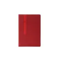 Taccuino professionale rosso A5 B5 minimalista con portapenne elastico per riunioni. - B5 / Rosso