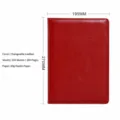 B5 Rode Hardcover Notitieboek Zakelijk Dagboek 100 Vel 80g Papier Kantoor Benodigdheden - B5 Zonder Gesp / Rood