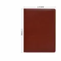 B5 Zakelijk Notitieboek Bruin PU Leder Dagboek 100 Vellen 200 Pagina S Kantoor Notities - B5 Zonder Gesp / Bruin