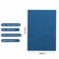 Taccuino aziendale A5 copertina morbida, 100 fogli 200 pagine carta 80g, blu scuro. - A5 blu navy (grana liscia)