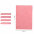 Taccuino taccuino A5 in pelle PU rosa con 100 fogli di carta da 80g per ufficio. - A5 rosa (grana liscia)