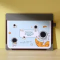 Tappetino Mouse Calendario 2025 con Design Carino da Astronauta per Ufficio e Casa - Futuro promettente (Edizione classica)