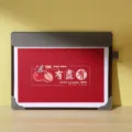 calendario da tavolo 2025 con sottomano in pelle, design minimalista, planner pratico ufficio. - Tutto ciliegia (Classico)