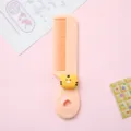 Jolie mini brosse à cheveux tigre dessin animé macaron couleur peigne en plastique - Peigne petit tigre