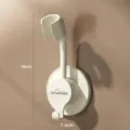 Support de pommeau de douche réglable sans perçage, base de support de douche universelle. - 1 Pièce/Paquet / Crème