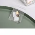 Sacchetti per gioielli trasparenti richudibili bustine di plastica per orecchini 20pz - 20 Pezzi/Confezione / Trasparente