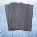 Paño de limpieza de microfibra gris para limpiar cristales sin marcas y cuidado auto. - 30x30cm / Gris oscuro