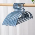 Appendiabiti minimalista in plastica blu pezzo singolo accessorio appendiabiti antiscivolo - 1 pezzo / Blu