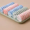 Verdichtete Mikrofaser Reinigungstücher 5er Pack 30x30cm Saugfähige Küchentücher Geschirrtuch - 25x25cm 5er-Pack / Mehrfarbig