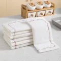 White kitchen dishcloth set of 3, 30x30cm oil-repellent cleaning towels for household use. - 3-Pack 30x30cm / White