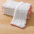Thickened cotton dishcloths, 30x30cm size, 6 pack set, super absorbent kitchen cleaning towels. - 6-Pack 30x30cm / White