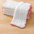 White cotton dishcloth set, thickened absorbent kitchen cleaning towel, 35x35cm 12 pieces. - 12-Pack 35x35cm / White