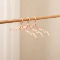Draagbare opvouwbare kledinghanger roze 3 stuks reizen hotel essentiële lichtgewicht kledingrek - Zonder Clip / 3 Stuks/Verpakking / Roze