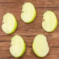 DIY resin green apple slice pendant 37x57mm fruit charm cute jewelry making accessory - Green Apple