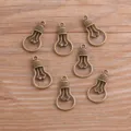 Bronzefarbene hohle Glühbirne Metall Anhänger Charms für DIY handgemachte Schmuck Armbänder - Bronze