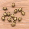 Bronzefarbene Zinklegierung Lottossamen Anhänger, DIY Schmuckherstellung Basteln Teile. - Lotossamenkapsel-Stil / Antikbronze