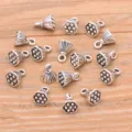 DIY Legierung Lotuskoerbchen Anhaenger Antik Silber Schmuckherstellung Basteln Zubehoer - Lotussamen Stil / Antiksilber