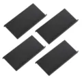 Set di quattro portaspezie neri per cassetti ripiani da cucina scalari impilabili. - Four-Piece Set / Nero