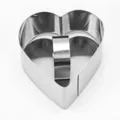 Stampo per torta a forma di cuore in acciaio inossidabile dettaglio utensile da cucina. - Cuore