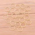 Acier inoxydable or rond lunette charms diy résine cadre artisanat bijoux accessoires - Rond - Petit