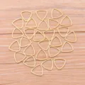 Pendentifs breloques lunette triangle or acier inoxydable cadre ouvert pour bijoux résine DIY - Triangle - Petit