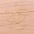 Cadres métalliques dorés en forme de goutte pour bijoux DIY, pendentifs ouverts. - Goutte d'eau - Grand