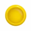 Yellow round silicone food freshness lid for refrigerator and fruit storage sealing cover - Lemon Storage Box