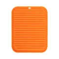 Tappetino scolapiatti in silicone arancione, tappetino da cucina resistente al calore. - Arancione