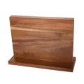 Bloc à couteaux magnétique en bois porte-couteau double face rangement cuisine - 29.6*10.4*21.8cm