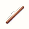 Massivholz Nudelholz 30cm zum Backen Teig Pastete Kuechenwerkzeug Holzroller Stab - M / Kaffeebraun