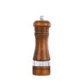 Moulin à poivre manuel en bois avec fenêtre en verre transparent pour épices de cuisine - Style Fenêtre 6 Pouces