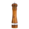 Moulin a poivre manuel en bois avec fenetre acrylique pour epices cuisine assaisonnement. - Style Fenêtre 8 Pouces
