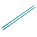 Bacchette di apprendimento in silicone per bambini, variante di stoviglie blu durevoli e sicure - Bacchette blu chiaro