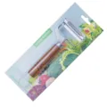Pelador de frutas y verduras de doble cabezal de acero inoxidable con mango de madera en cocina. - Mango De Madera De Acacia (En Blister)