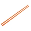 Bacchette di apprendimento in silicone arancione per bambini, resistenti, presa facile, tavola. - Bacchette Arancioni