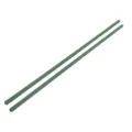Bacchette da addestramento per bambini in silicone verde con estremità antiscivolo. - Bacchette Verdi