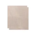 Non-stick BBQ grill mesh mat heat resistant reusable baking mesh sheet for outdoor cooking. - 2 Pieces/Pack / Brown