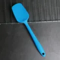 Espátula mini de silicona azul raspador de tartas herramienta de repostería y cocina DIY. - Azul
