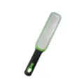 Stainless steel cheese grater with protective cover kitchen lemon zester and shredder. - OPP Bag Fine Teeth