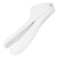 Schiacciaglio manuale in plastica bianca pratico utensile da cucina per pressare aglio - Bianco