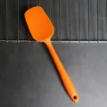 Mini espátula de silicona naranja raspador de horneado pastel crema utensilio cocina variante - Naranja